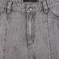 DISTEND SEAM JEAN SHORT // WASHED GREY