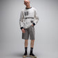 DISTEND SEAM JEAN SHORT // WASHED GREY