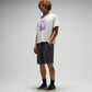 FORMER Studded Denim 21" Walkshort in Washed Black - FORMER x RAGE Collection