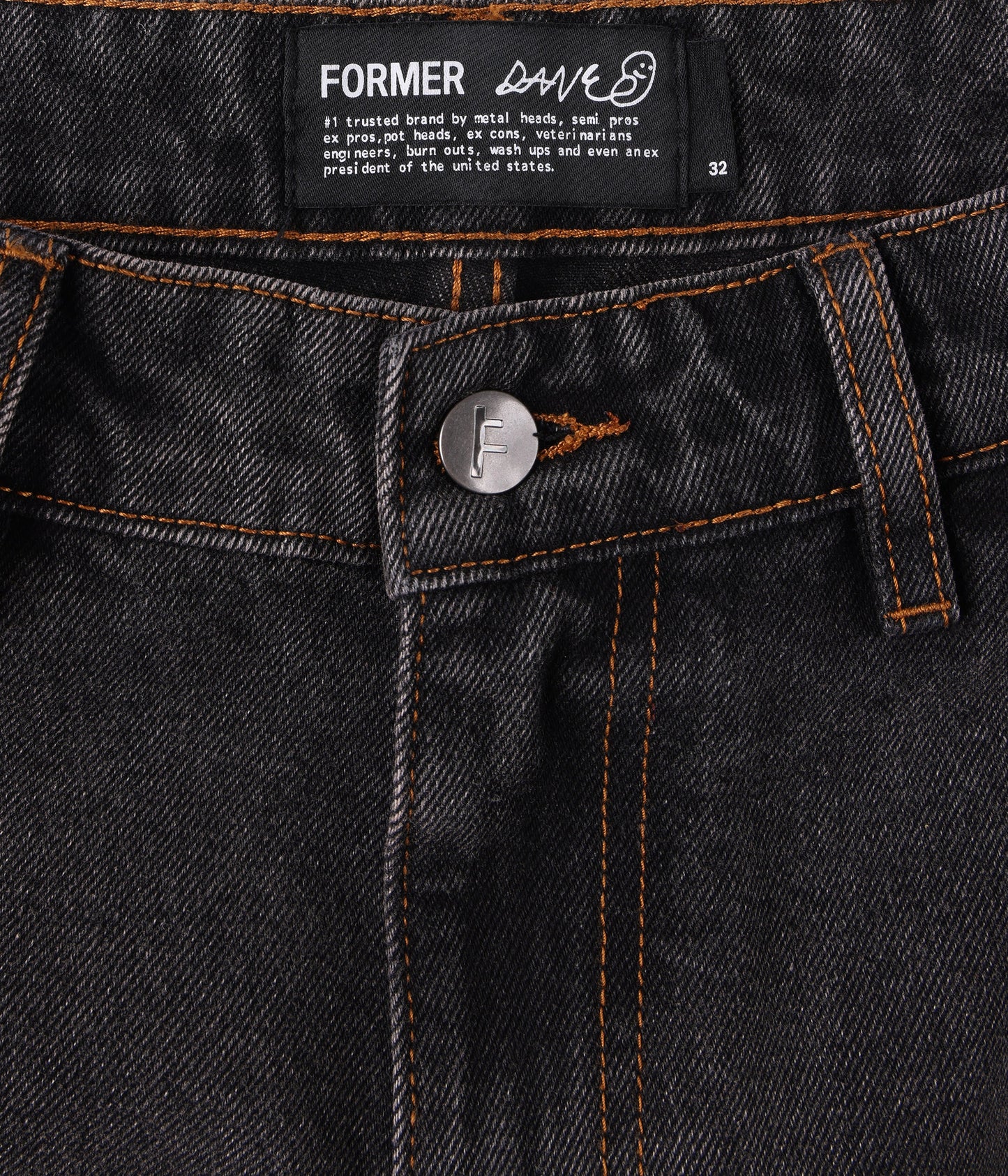 DxD REYNOLDS 21" DENIM WALKSHORT // WASHED BLACK