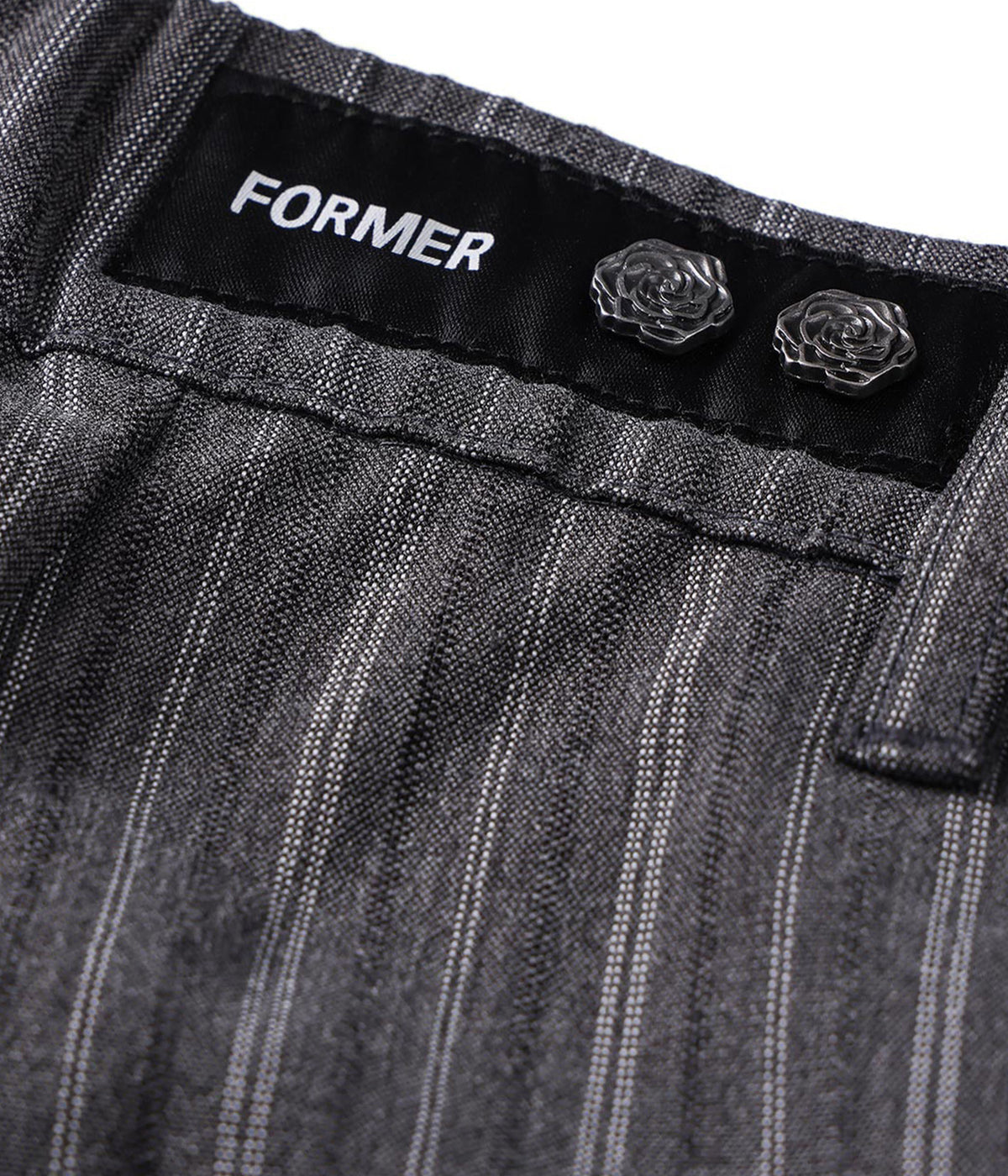 ANDERSON PINSTRIPE WALKSHORT // GREY