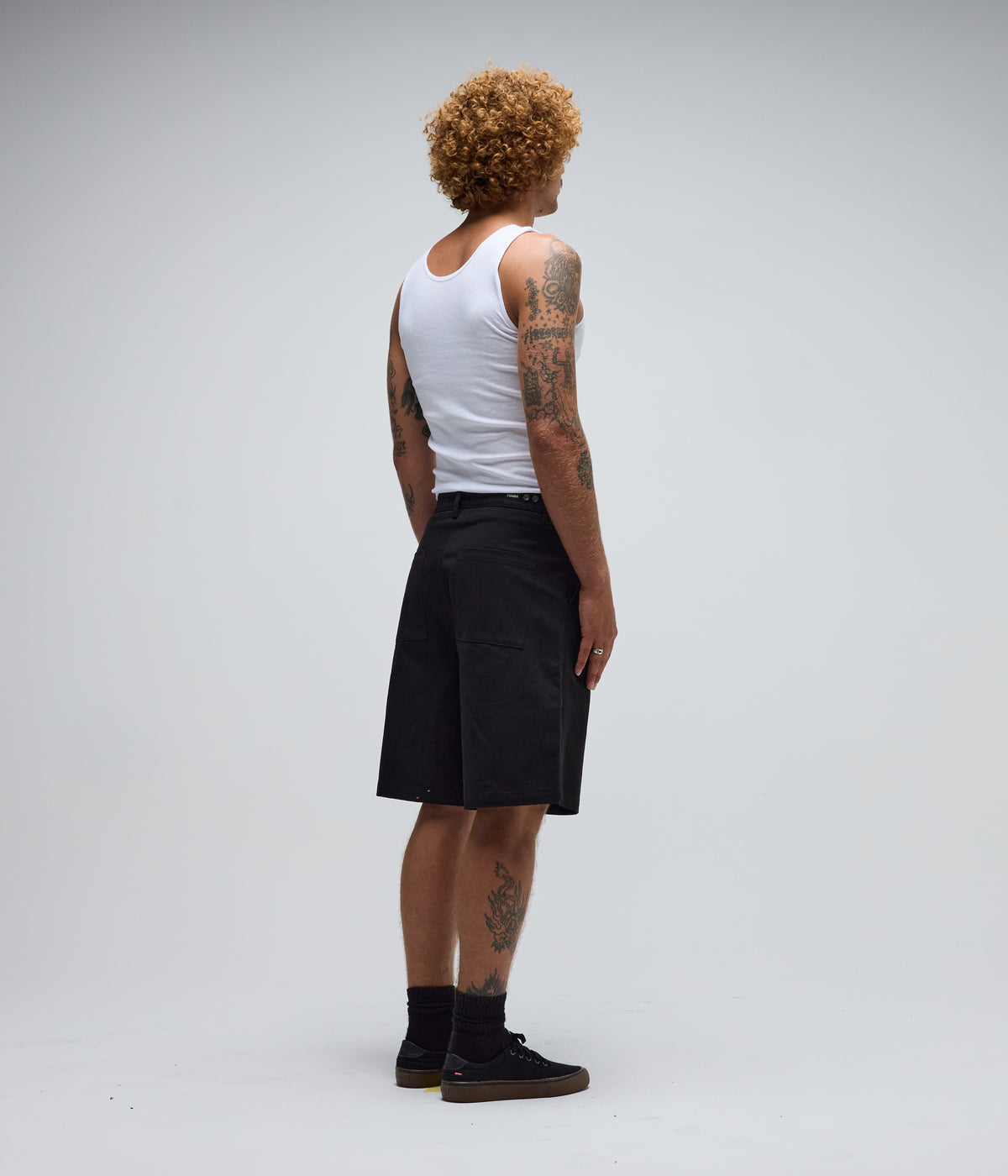 ANDERSON TWILL WALKSHORT // BLACK