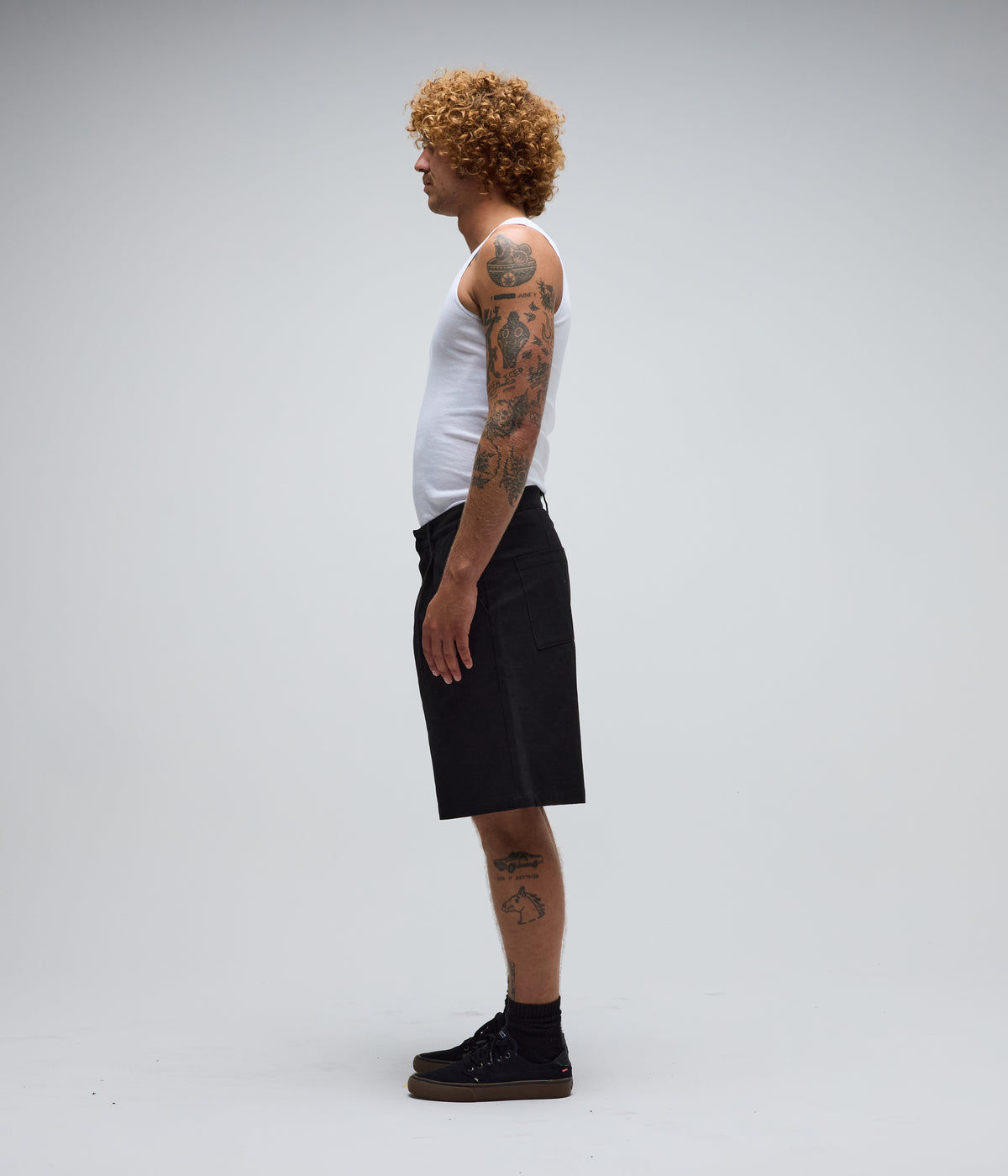 ANDERSON TWILL WALKSHORT // BLACK