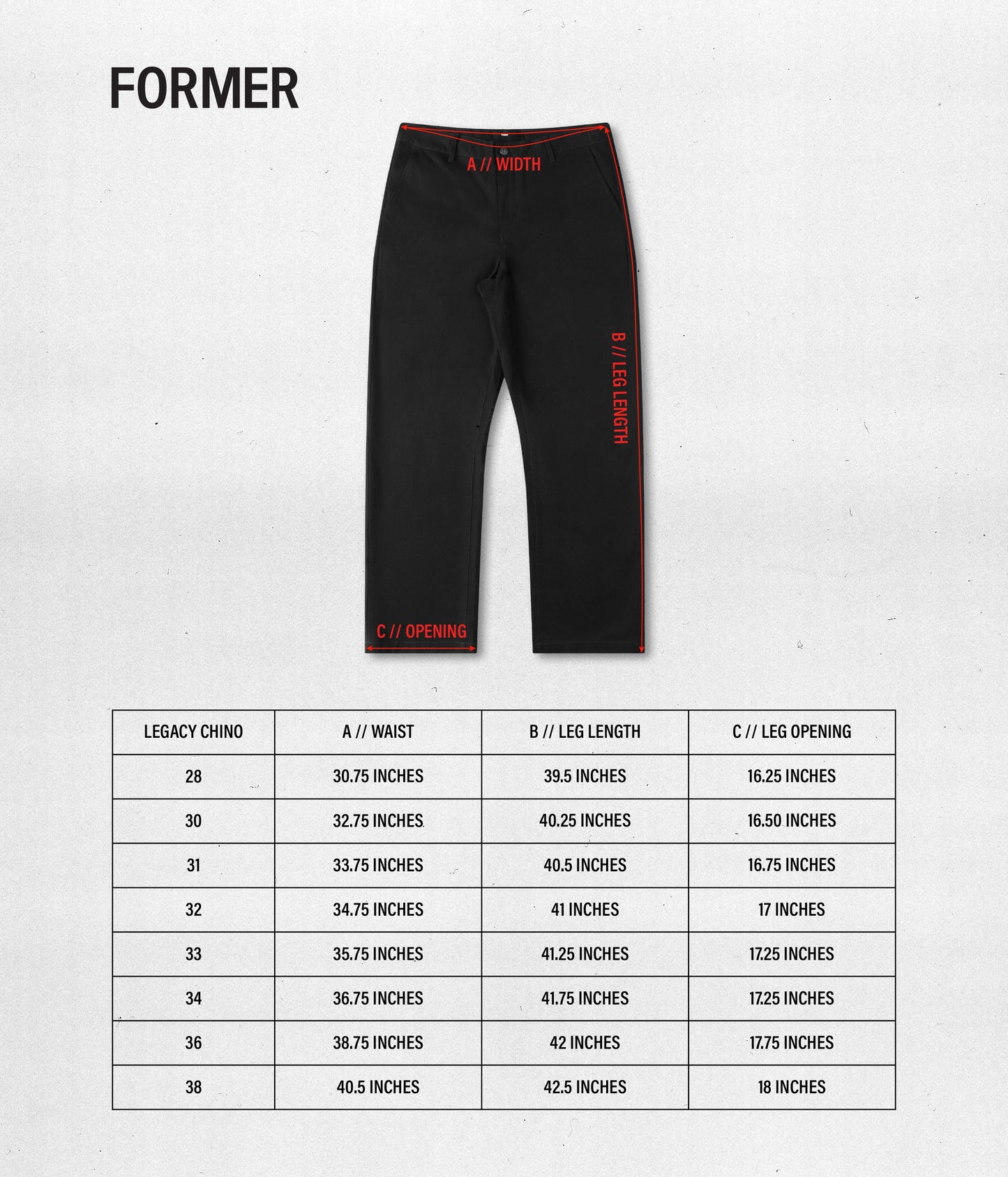 LEGACY CHINO PANT // NAVY