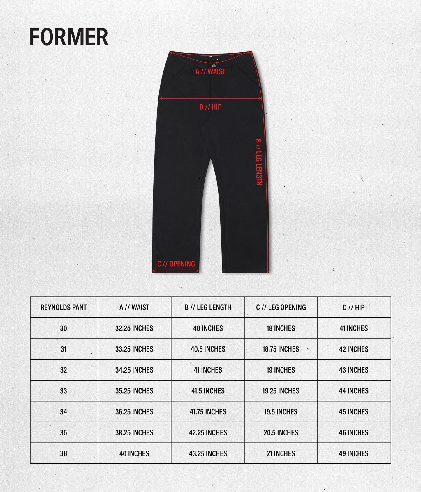 REYNOLDS WORK PANT // BLACK