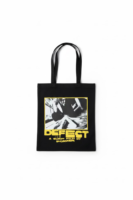 DEFECT TOTE BAG // BLACK