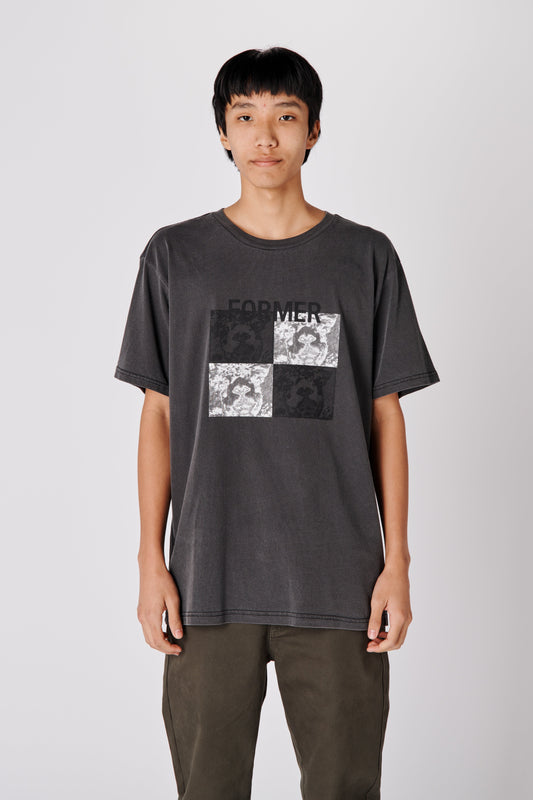 DIRE T-SHIRT // WASHED BLACK