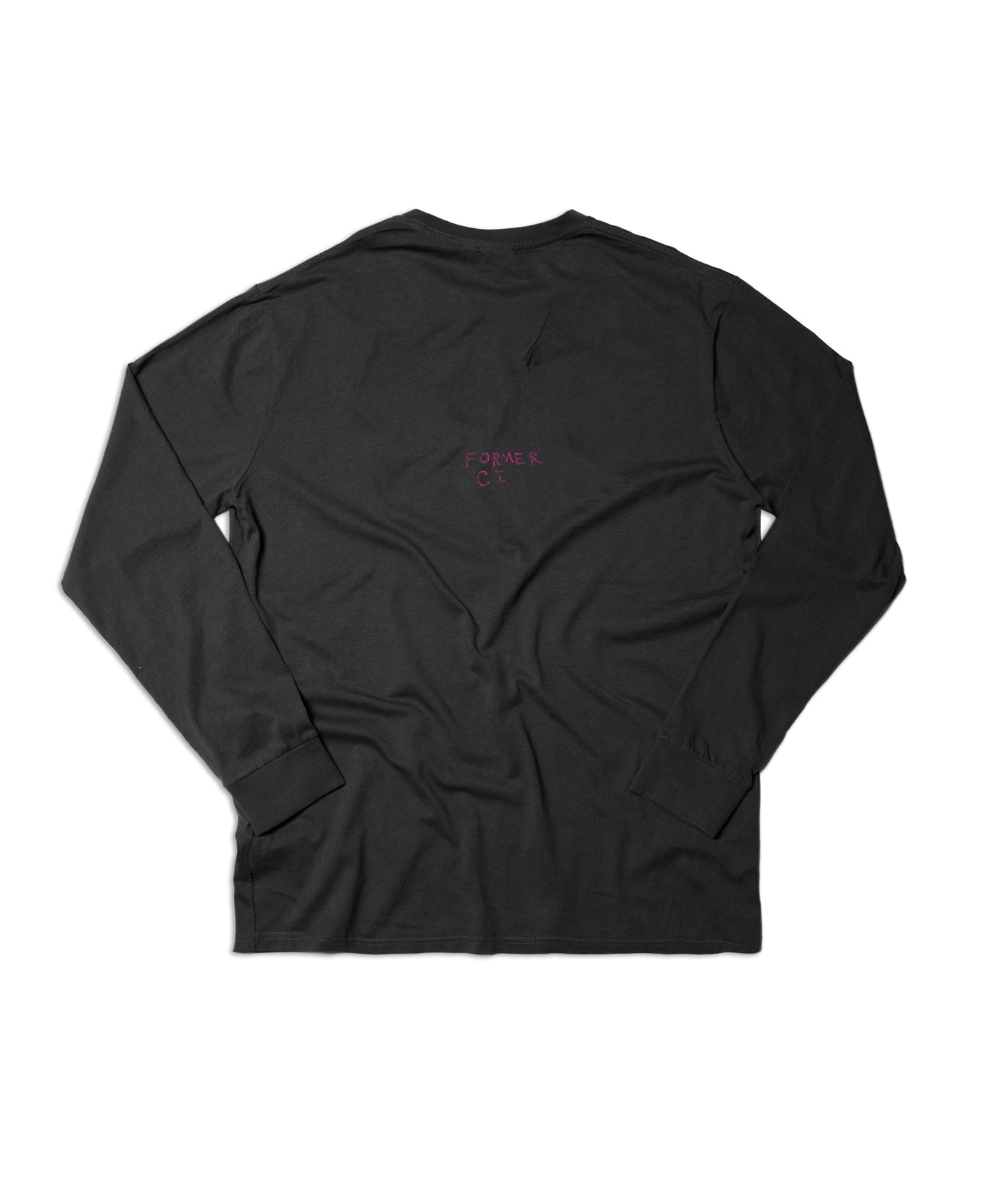 MASHED LS T-SHIRT // BLACK