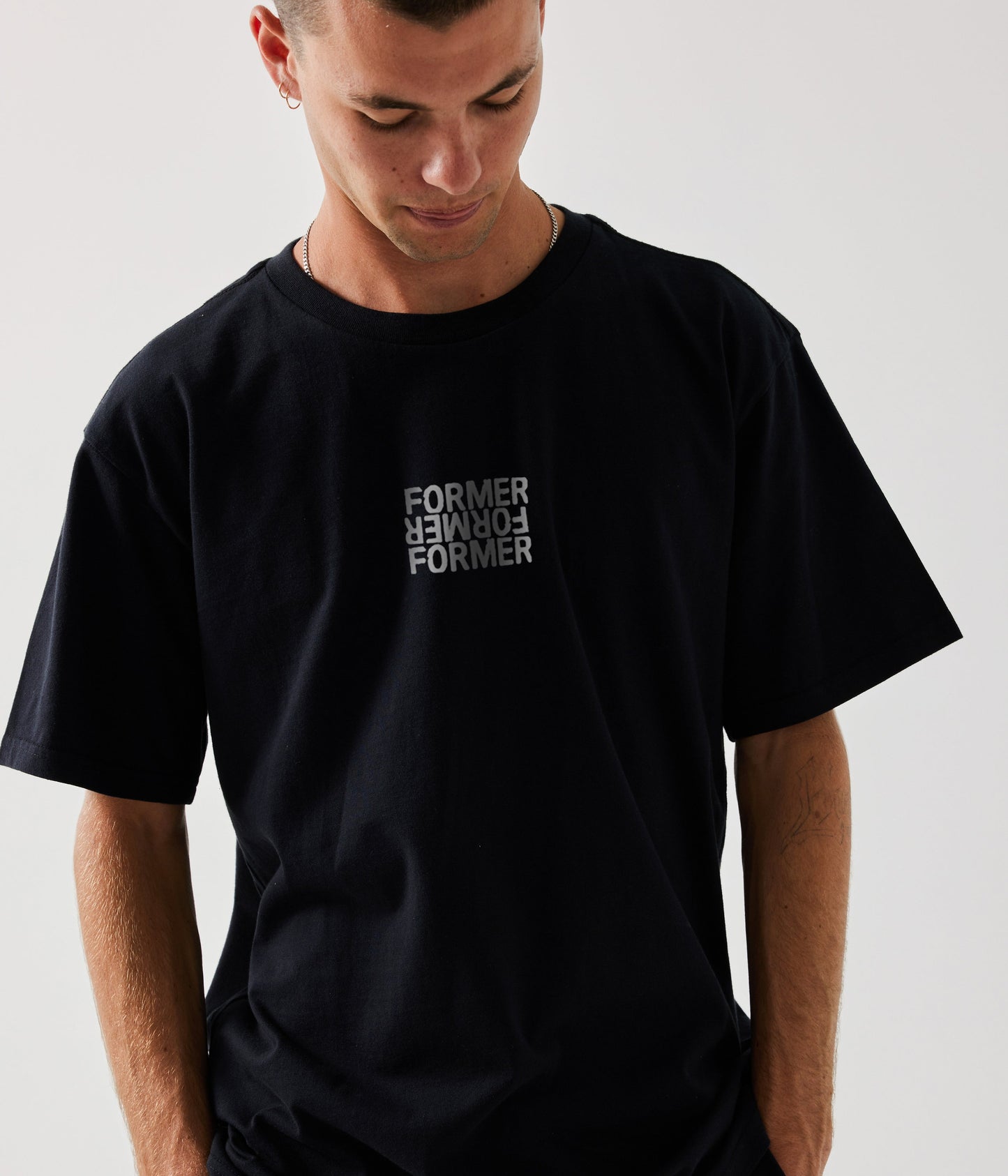 STACKED T-SHIRT // BLACK