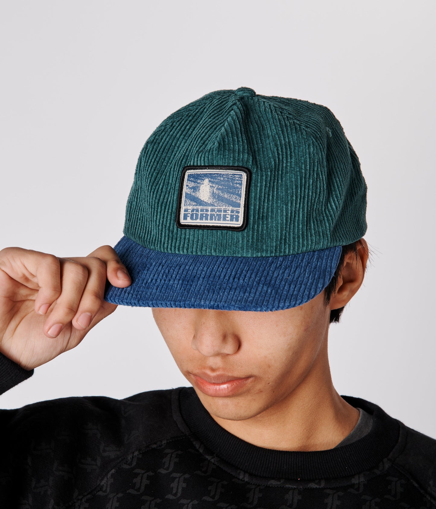 LABYRINTH CAP // BLUE/GREEN