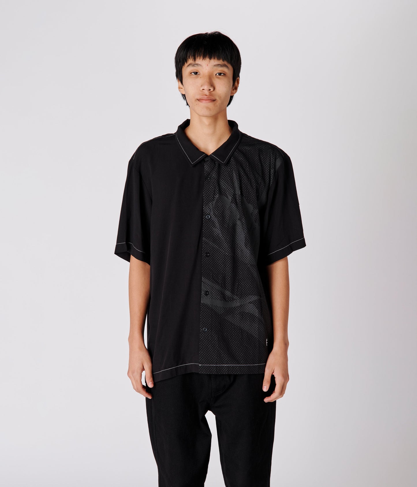 MARILYN FLOREX SS SHIRT // BLACK