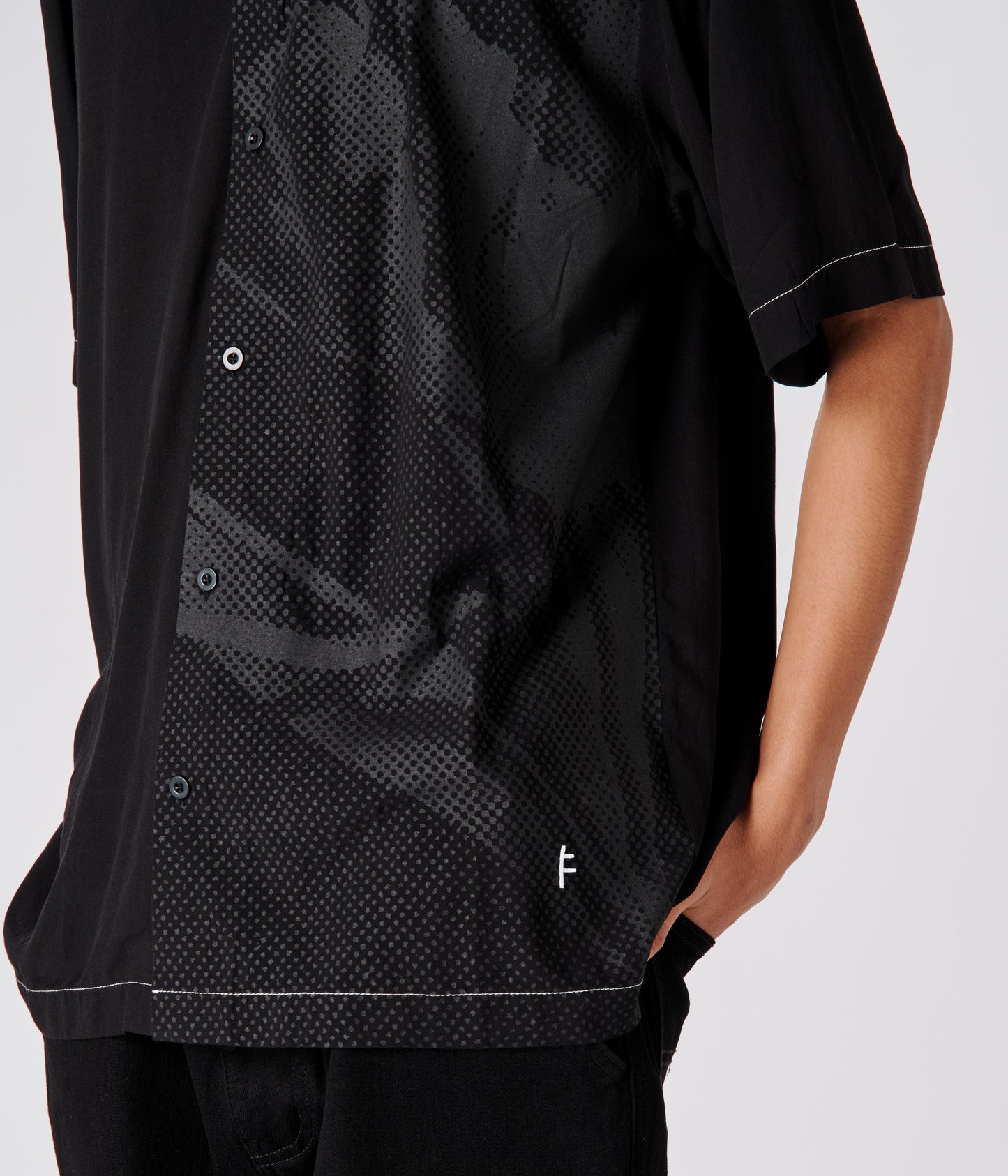 MARILYN FLOREX SS SHIRT // BLACK