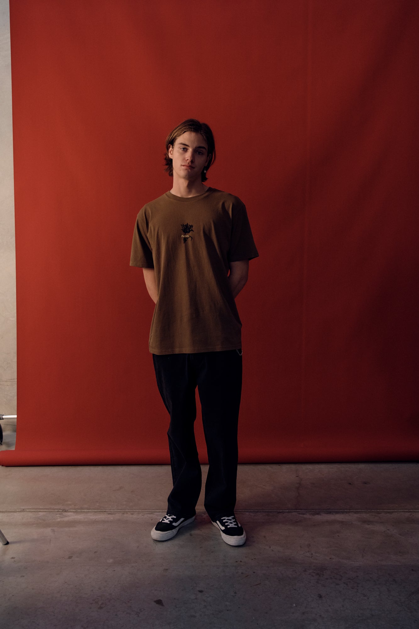 FLOREX T-SHIRT // BROWN