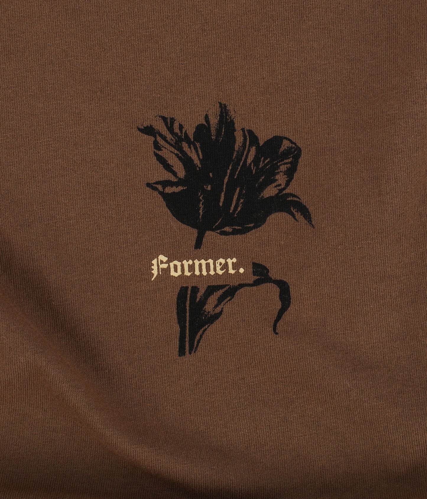 FLOREX T-SHIRT // BROWN