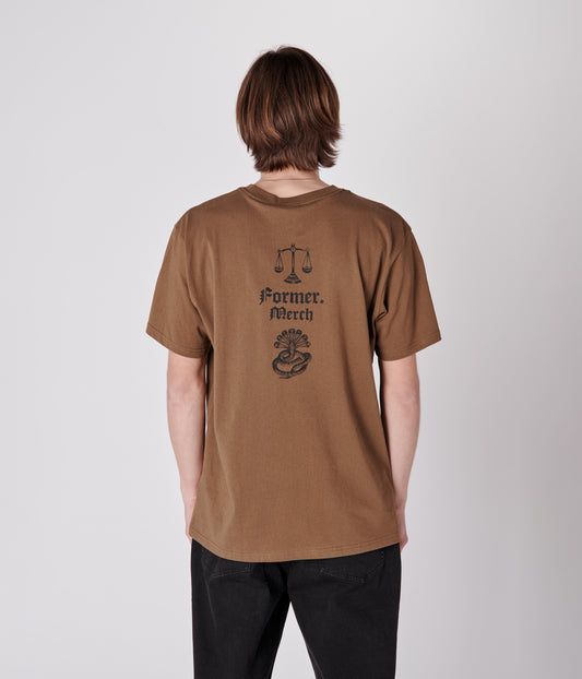 TOLERANT T-SHIRT // BROWN