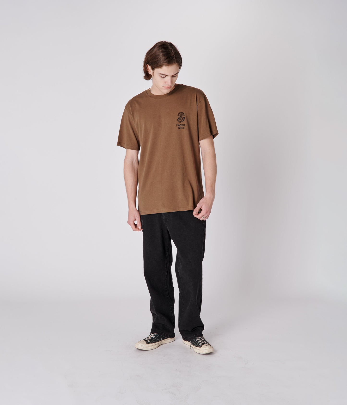 TOLERANT T-SHIRT // BROWN