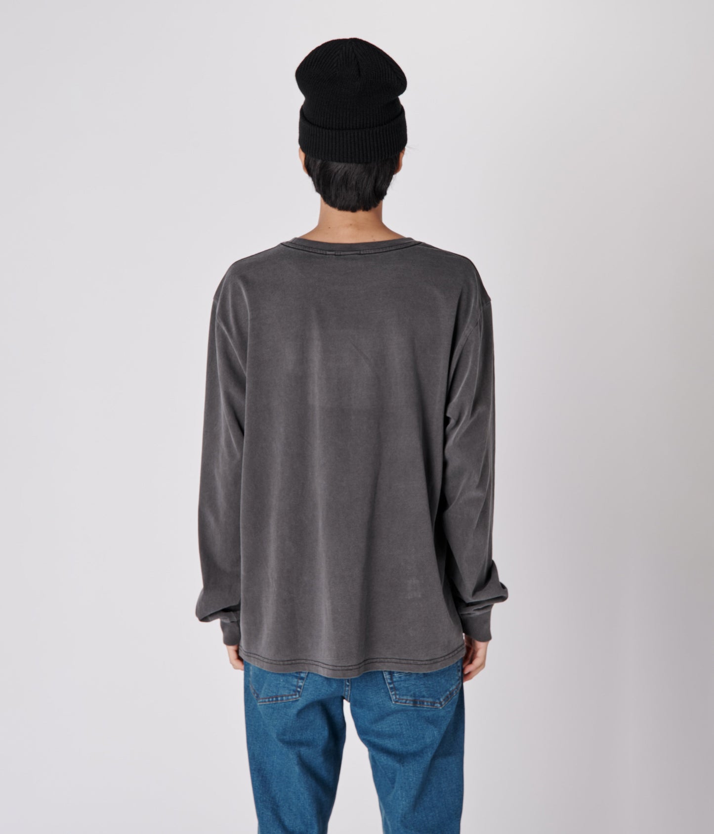 ALLEVIATION LS T-SHIRT // WASHED BLACK