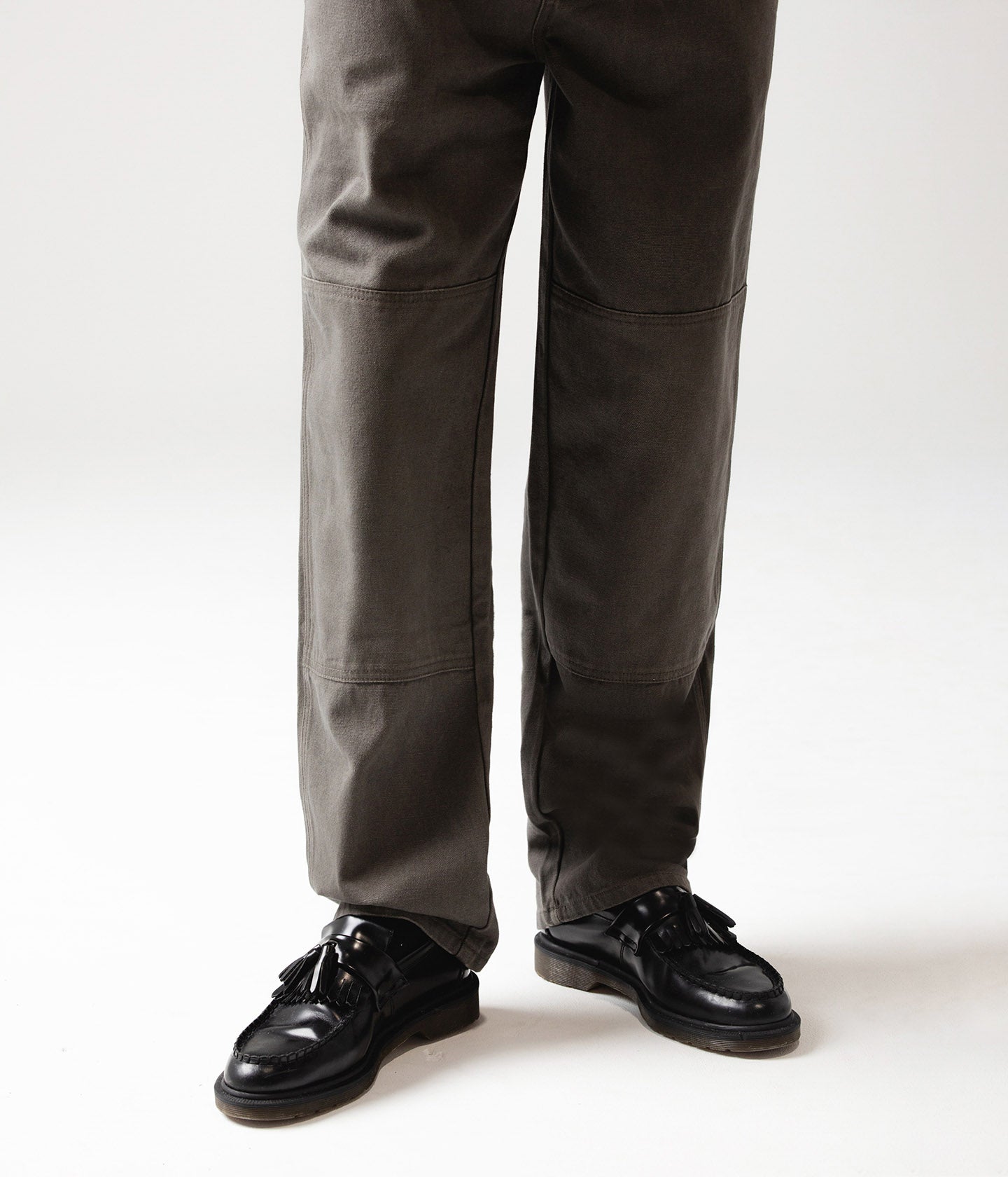 DISTEND DOUBLE KNEE PANT // BARK – FORMER MERCHANDISE DISTEND DOUBLE KNEE PANT // BARK – FORMER MERCHANDISE