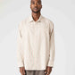 REYNOLDS STRIPED LS SHIRT // OCHRE