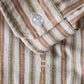 REYNOLDS STRIPED LS SHIRT // OCHRE