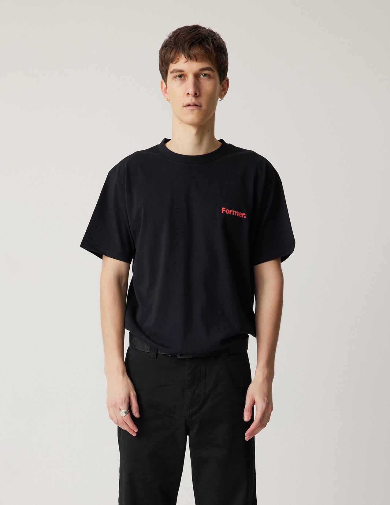 'Reaction Tee' Black