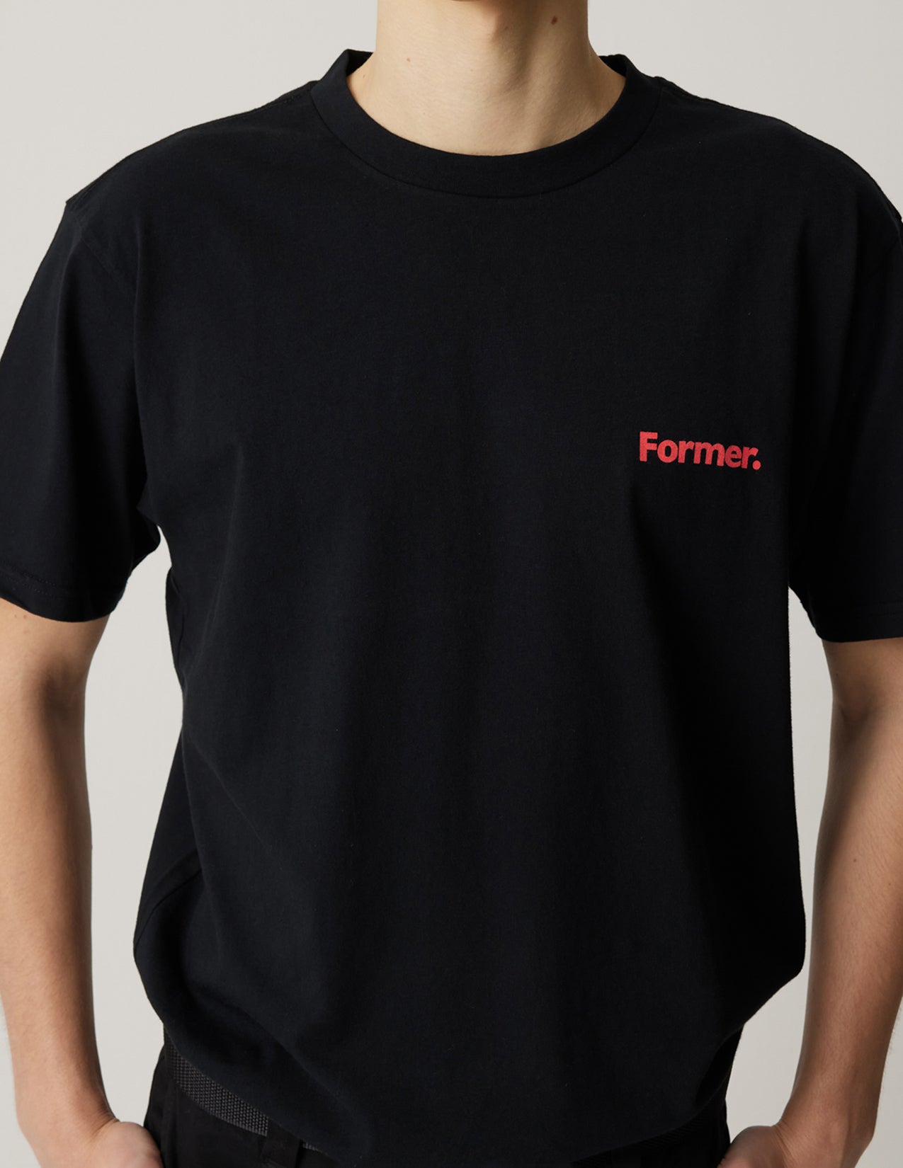 'Reaction Tee' Black