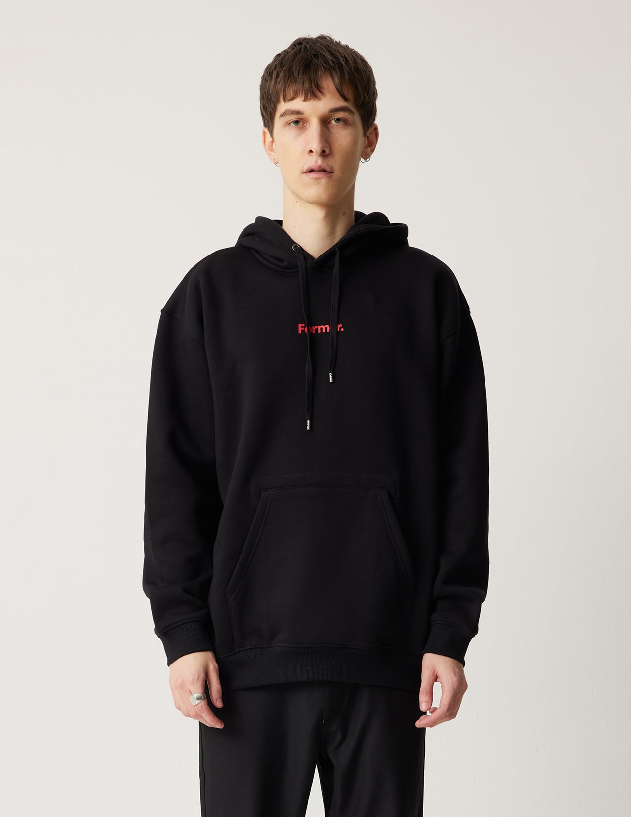 'Reaction Hoodie' Black