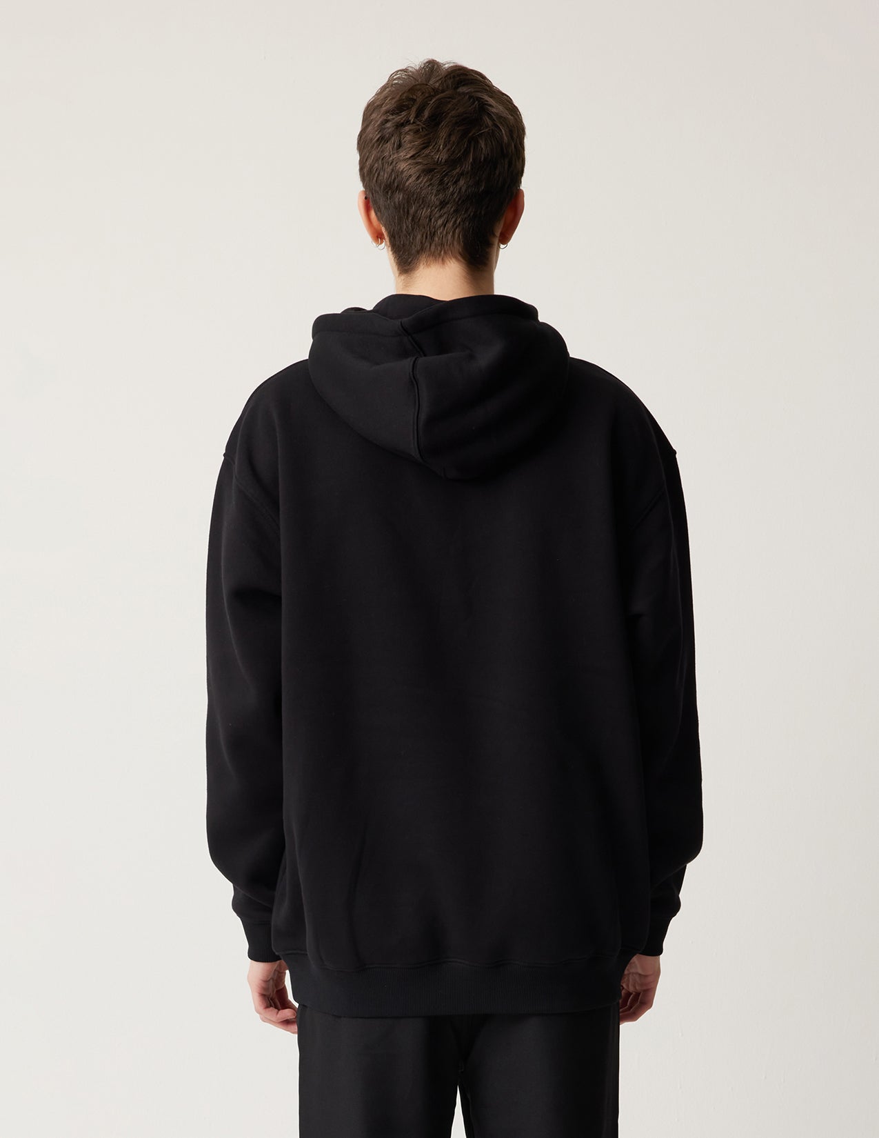 'Reaction Hoodie' Black