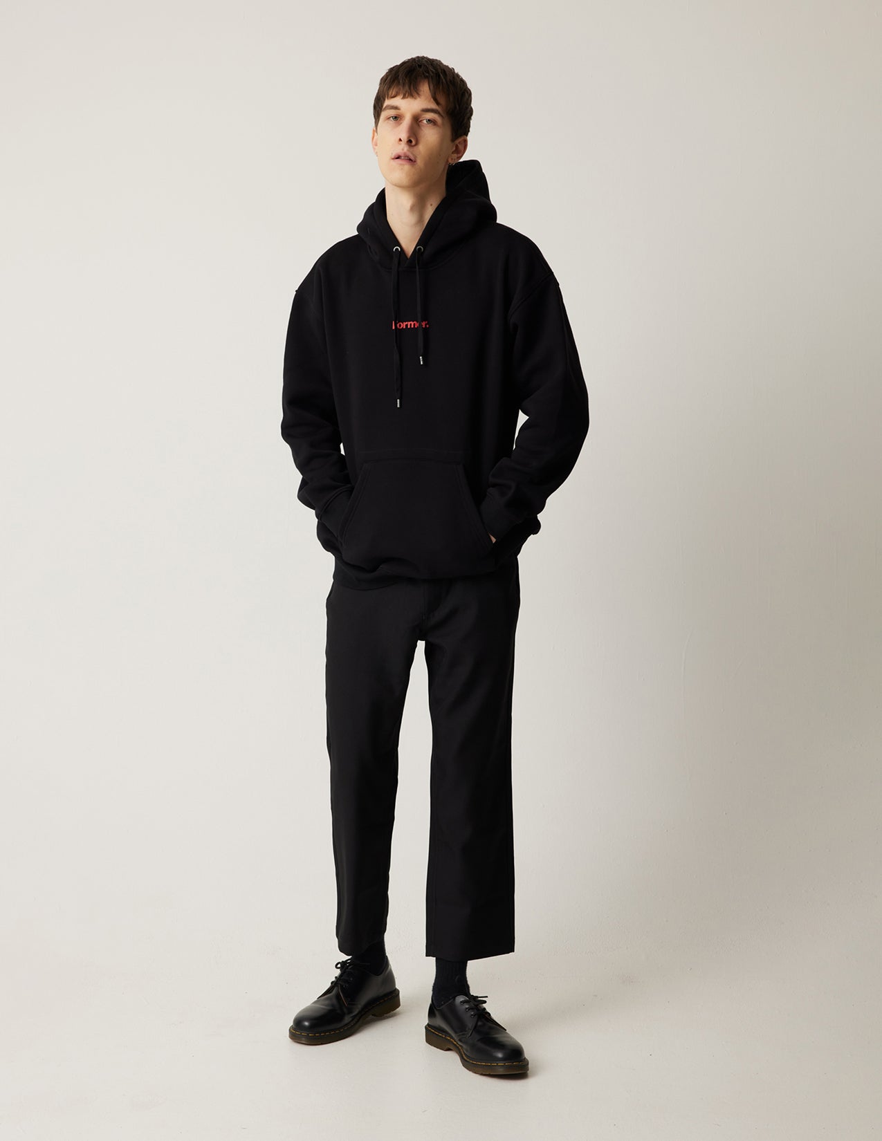'Reaction Hoodie' Black