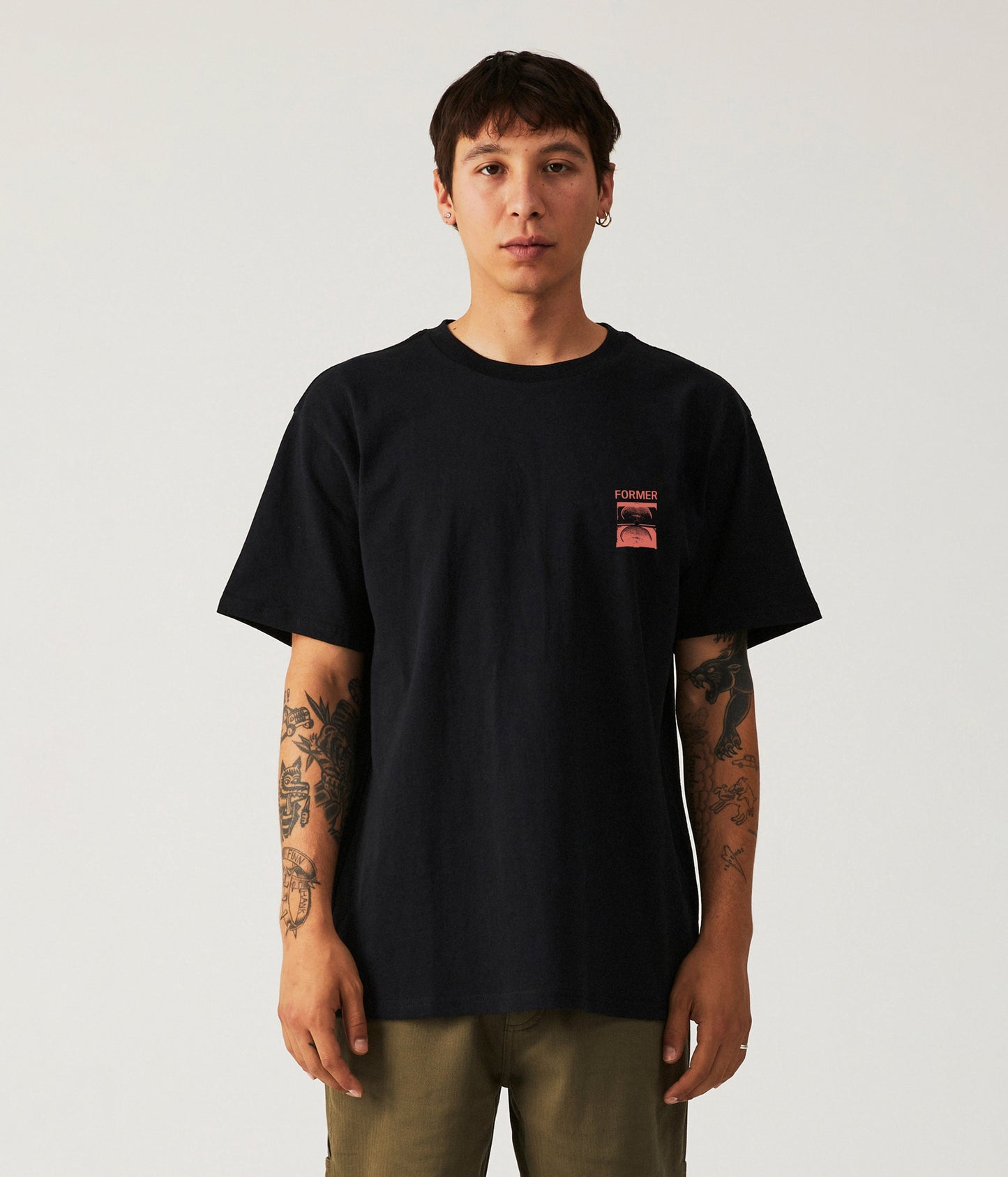 CRUX 2 T-SHIRT // BLACK/JADE