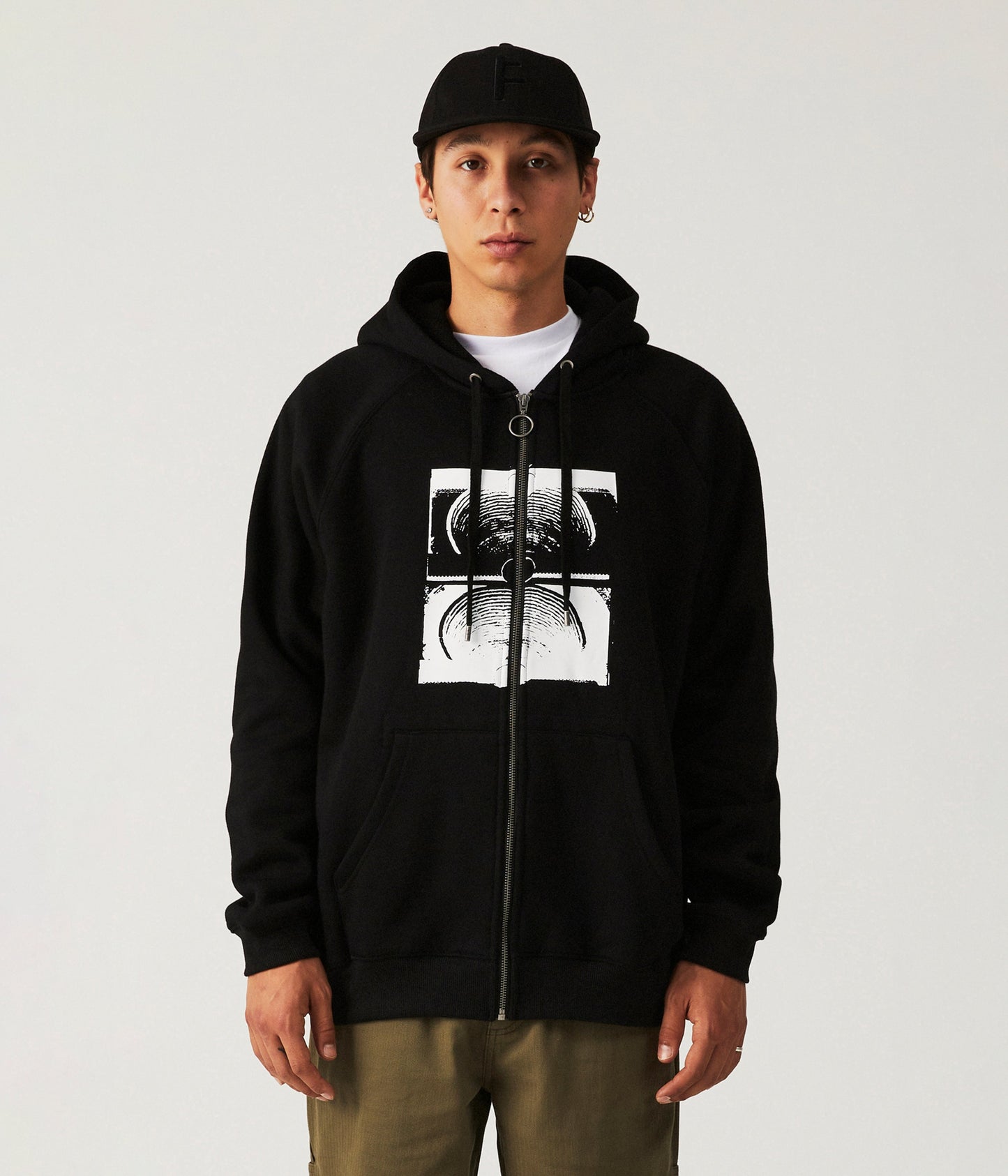 CRUX ZIP HOOD // BLACK
