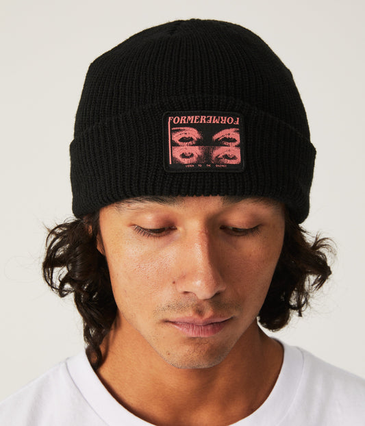 OBSERVATION BEANIE // BLACK