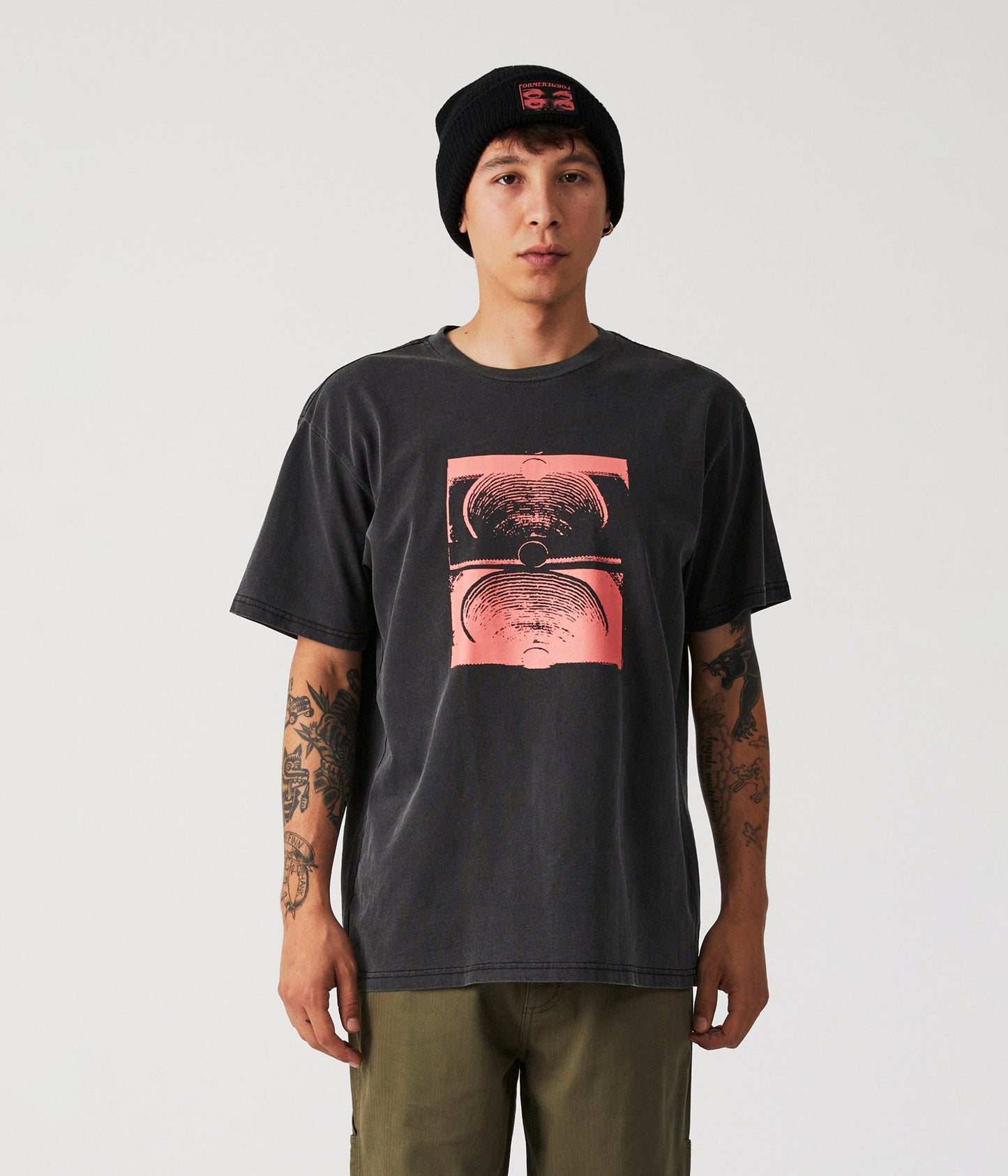 CRUX T-SHIRT // WASHED BLACK