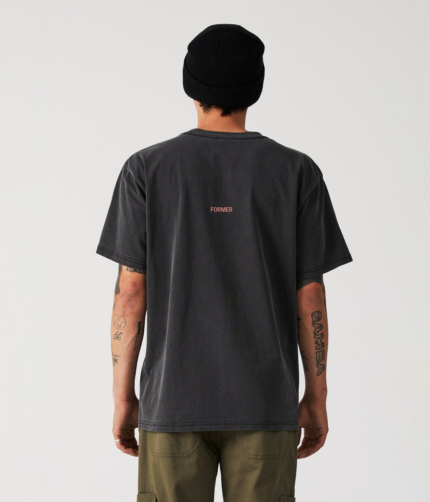CRUX T-SHIRT // WASHED BLACK