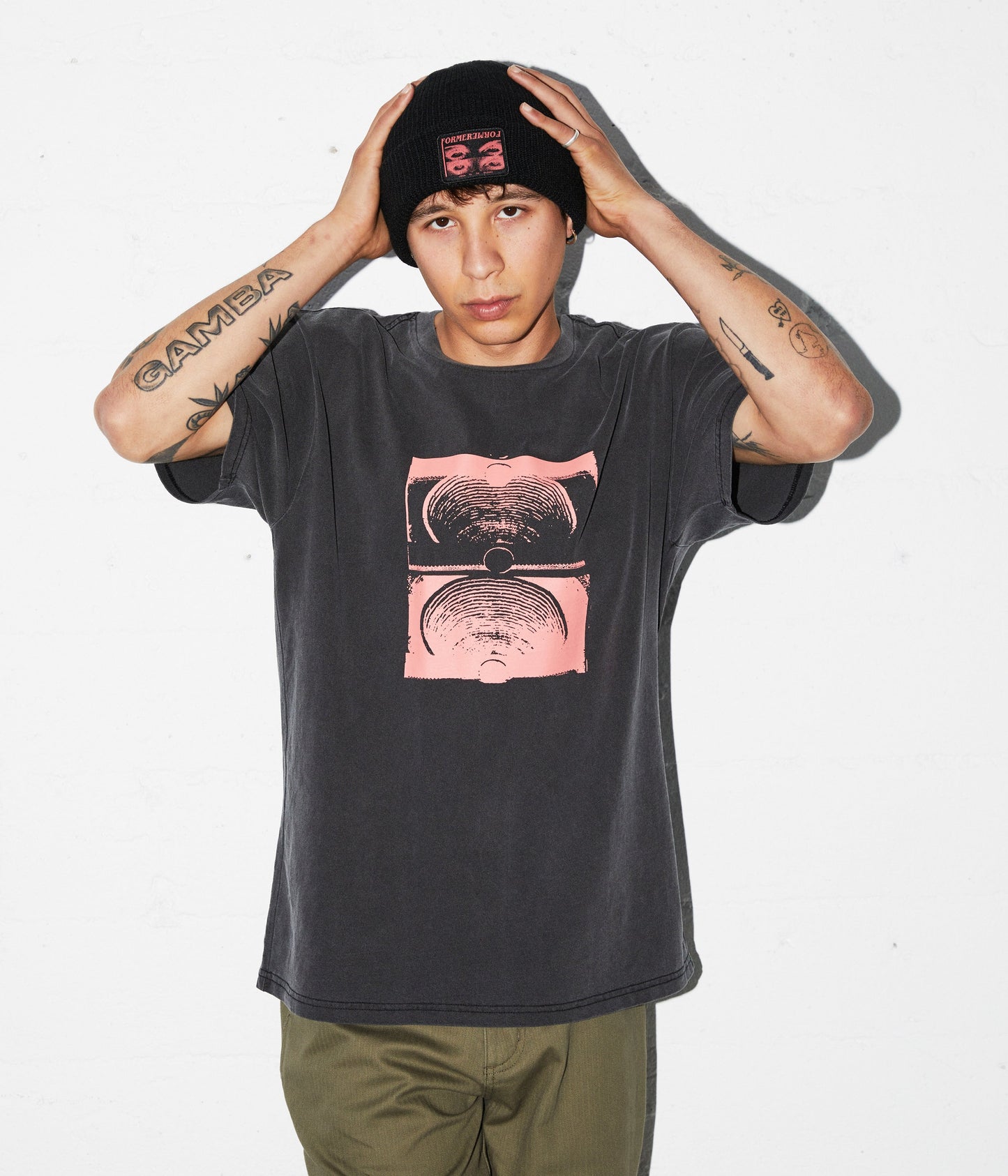 CRUX T-SHIRT // WASHED BLACK