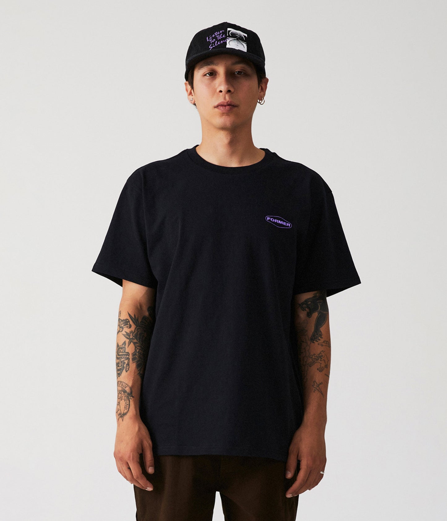 SILENCE T-SHIRT // BLACK