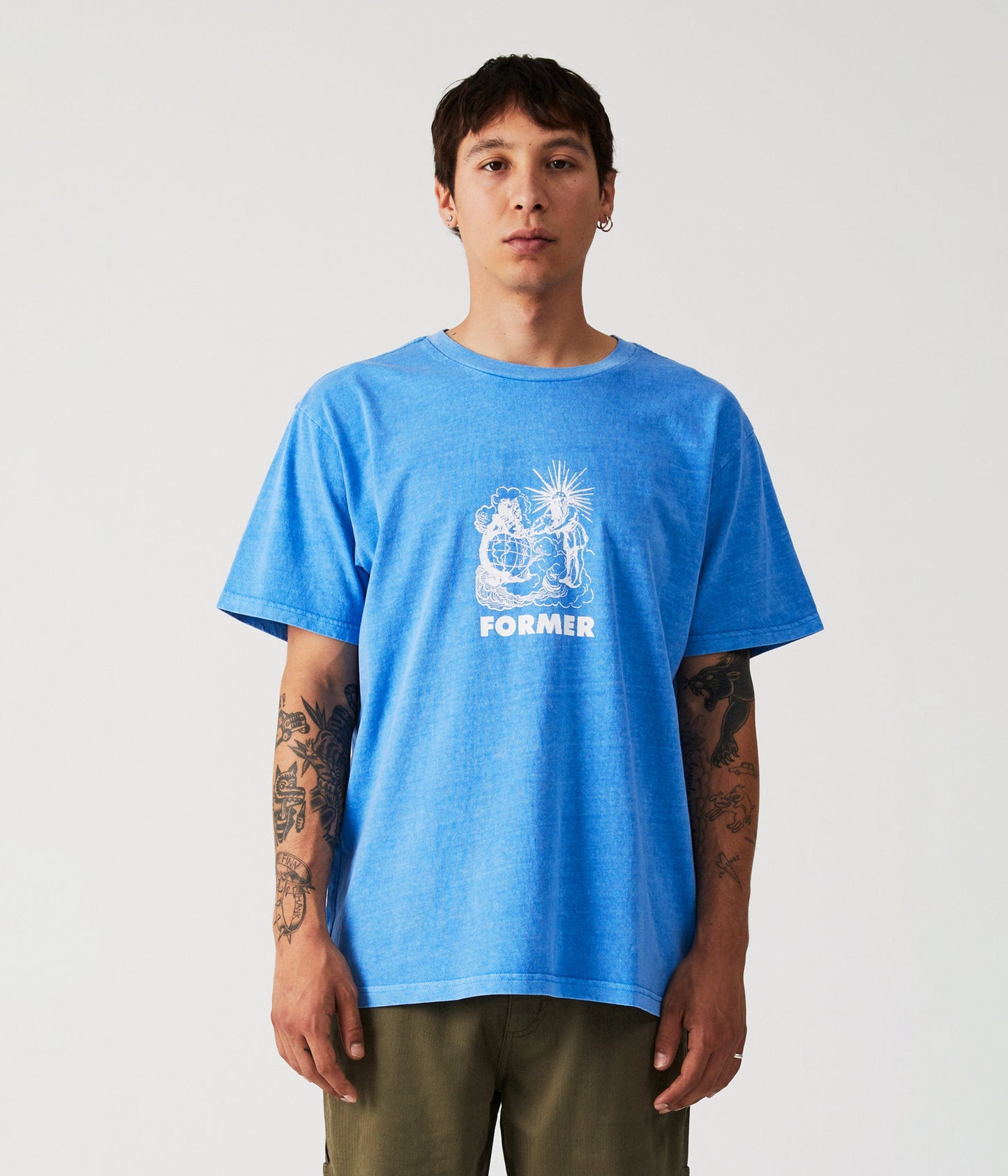 VIRTUOUS T-SHIRT // PALE BLUE