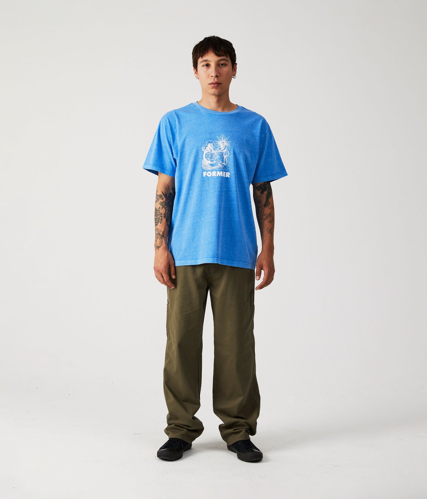 VIRTUOUS T-SHIRT // PALE BLUE