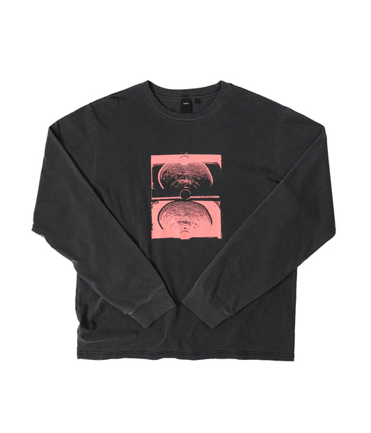 CRUX LS T-SHIRT // WASHED BLACK