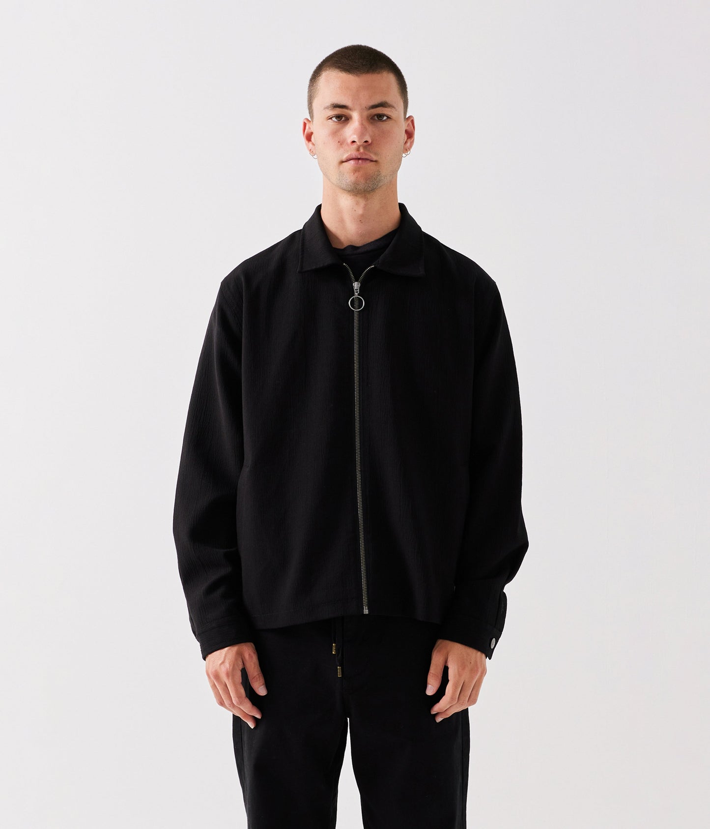 DELICATE CAGE JACKET // BLACK