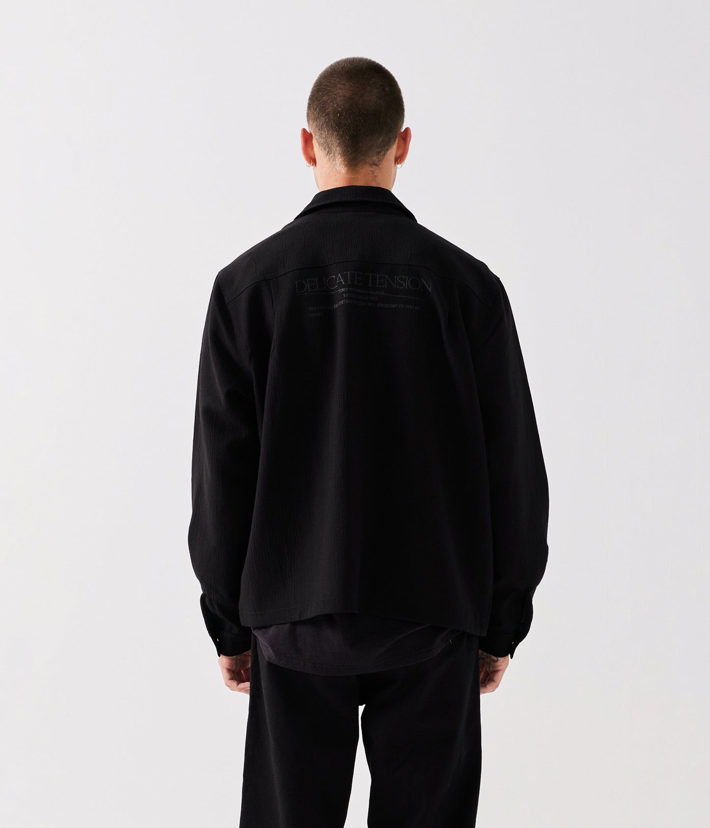 DELICATE CAGE JACKET // BLACK