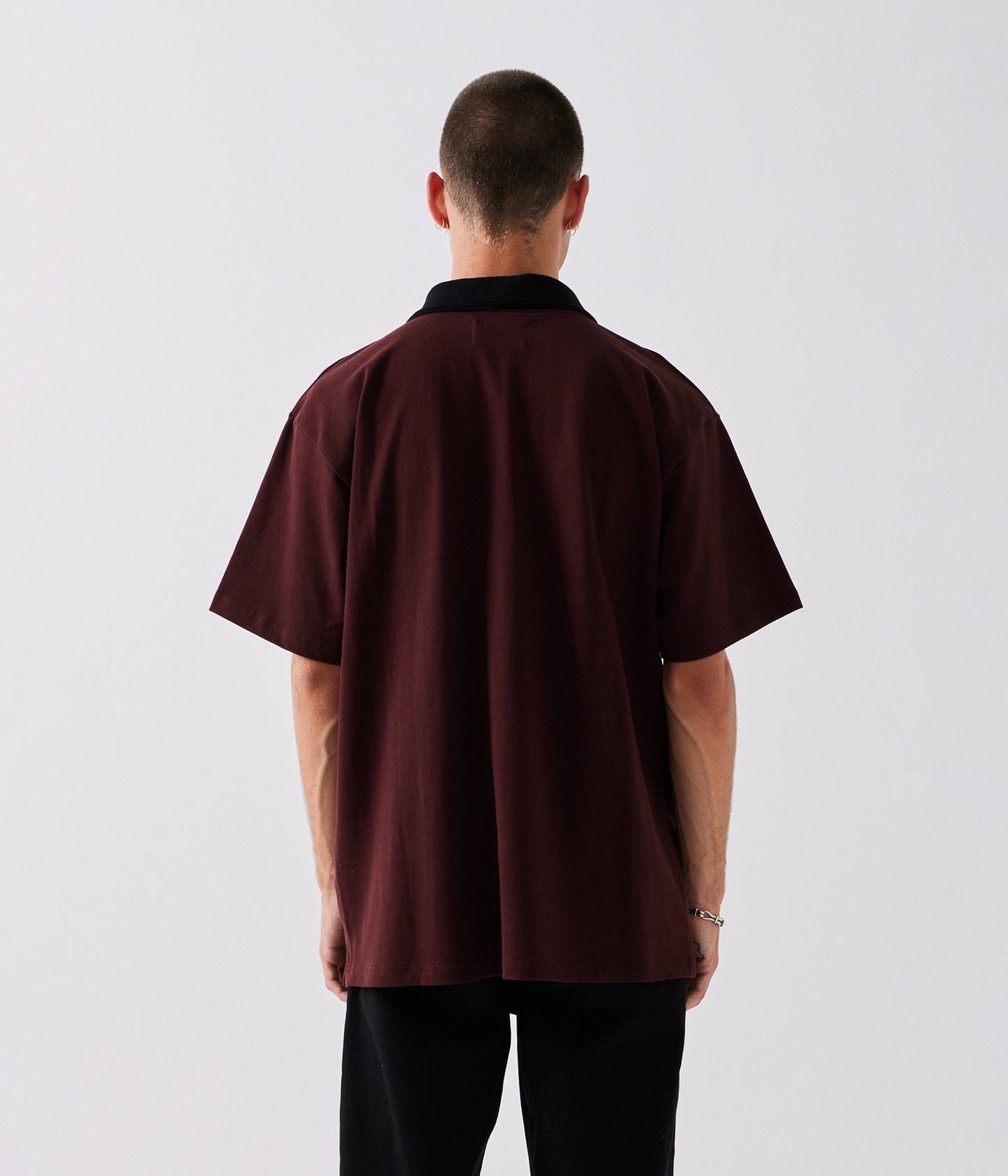UNIFORM POLO // BURGUNDY