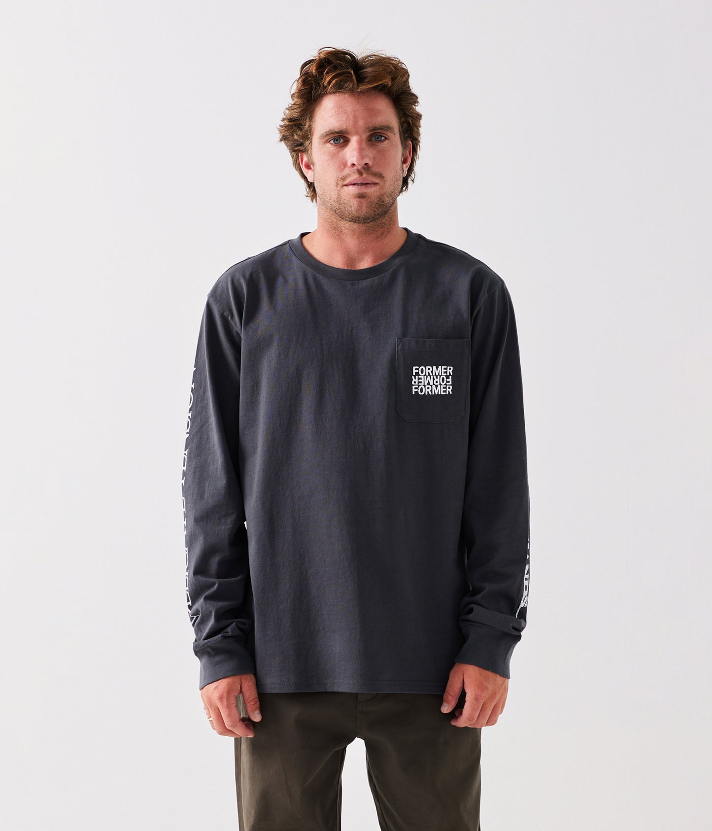 TENSION LS T-SHIRT // PEPPER