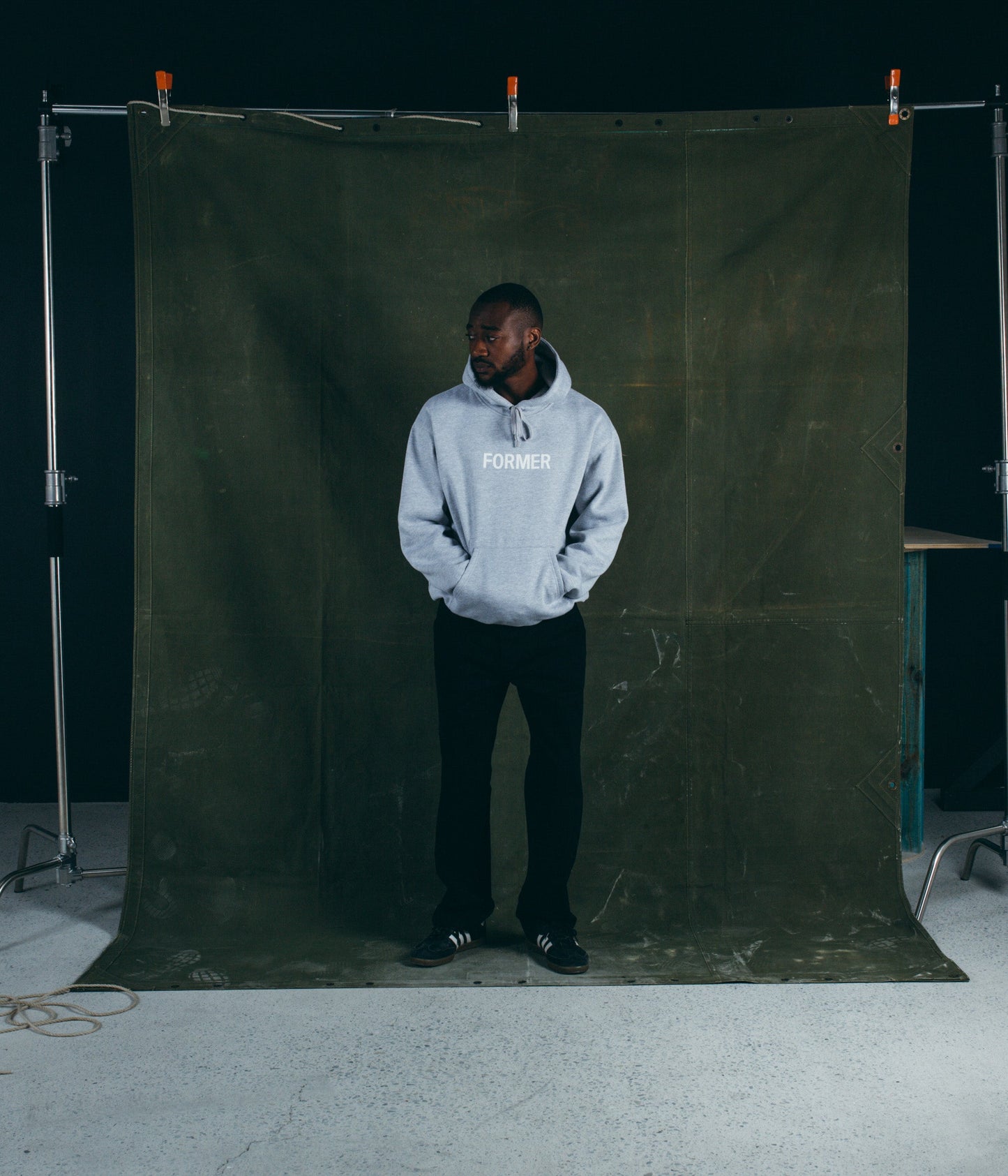 LEGACY HOOD // GREY MARLE
