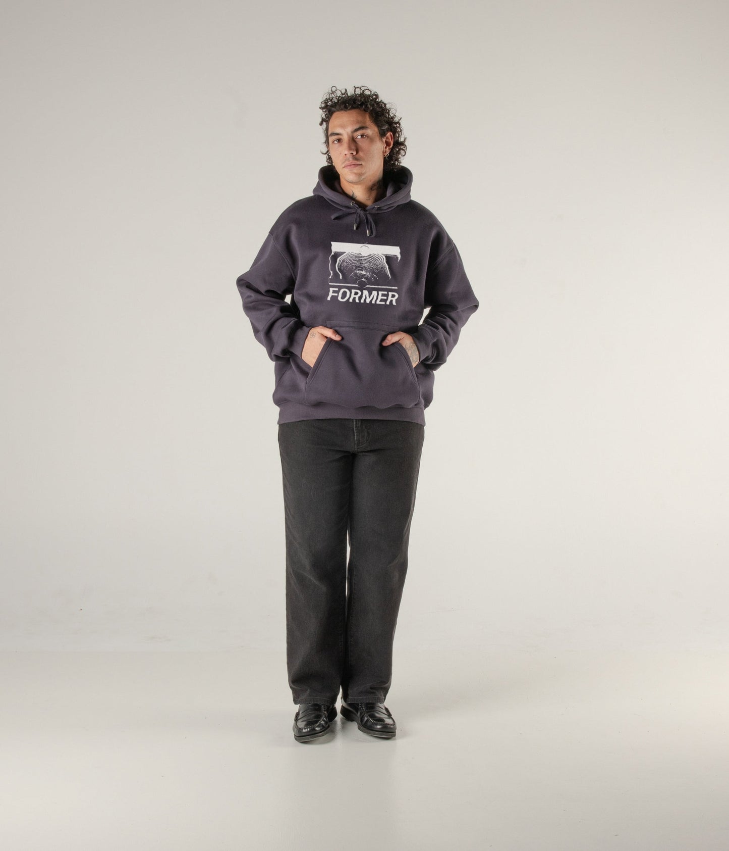 FRACTIONAL HOOD // NAVY