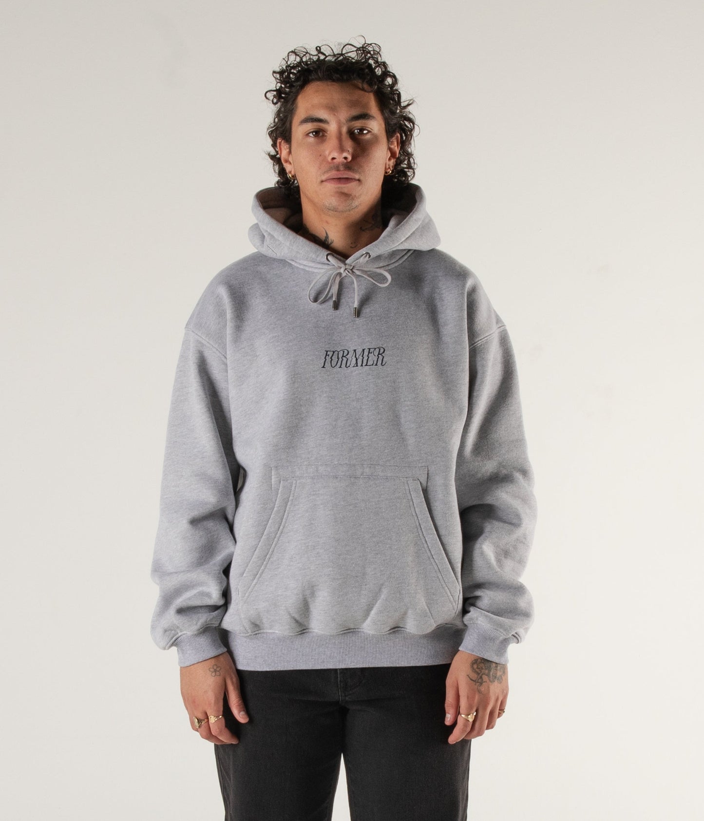 INDULGENCE HOOD // GREY MARLE