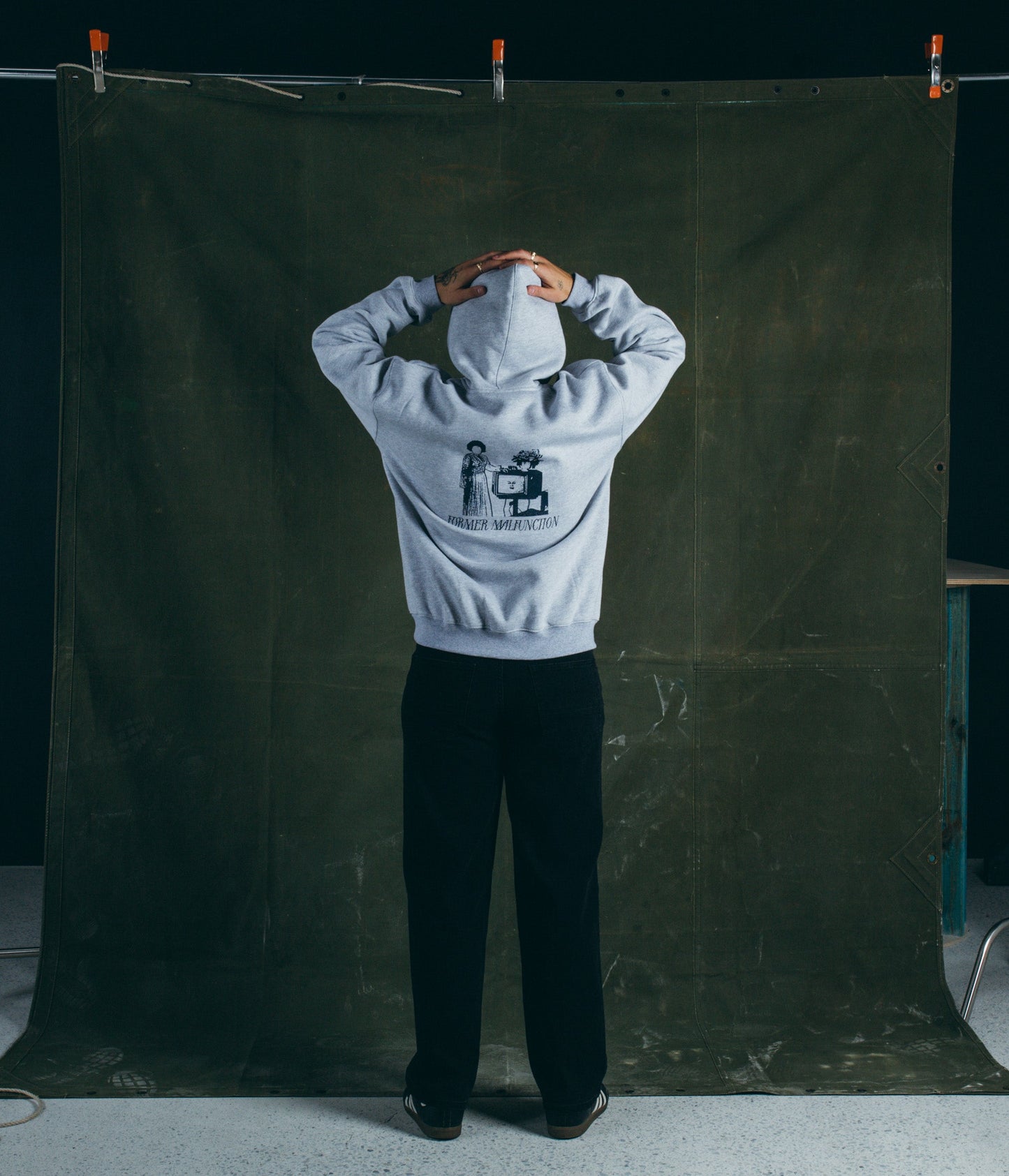 INDULGENCE HOOD // GREY MARLE