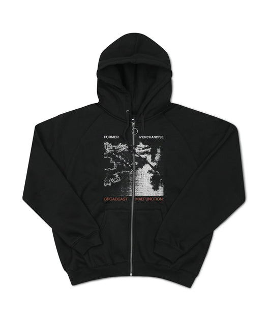 TANTRUM ZIP HOOD // BLACK