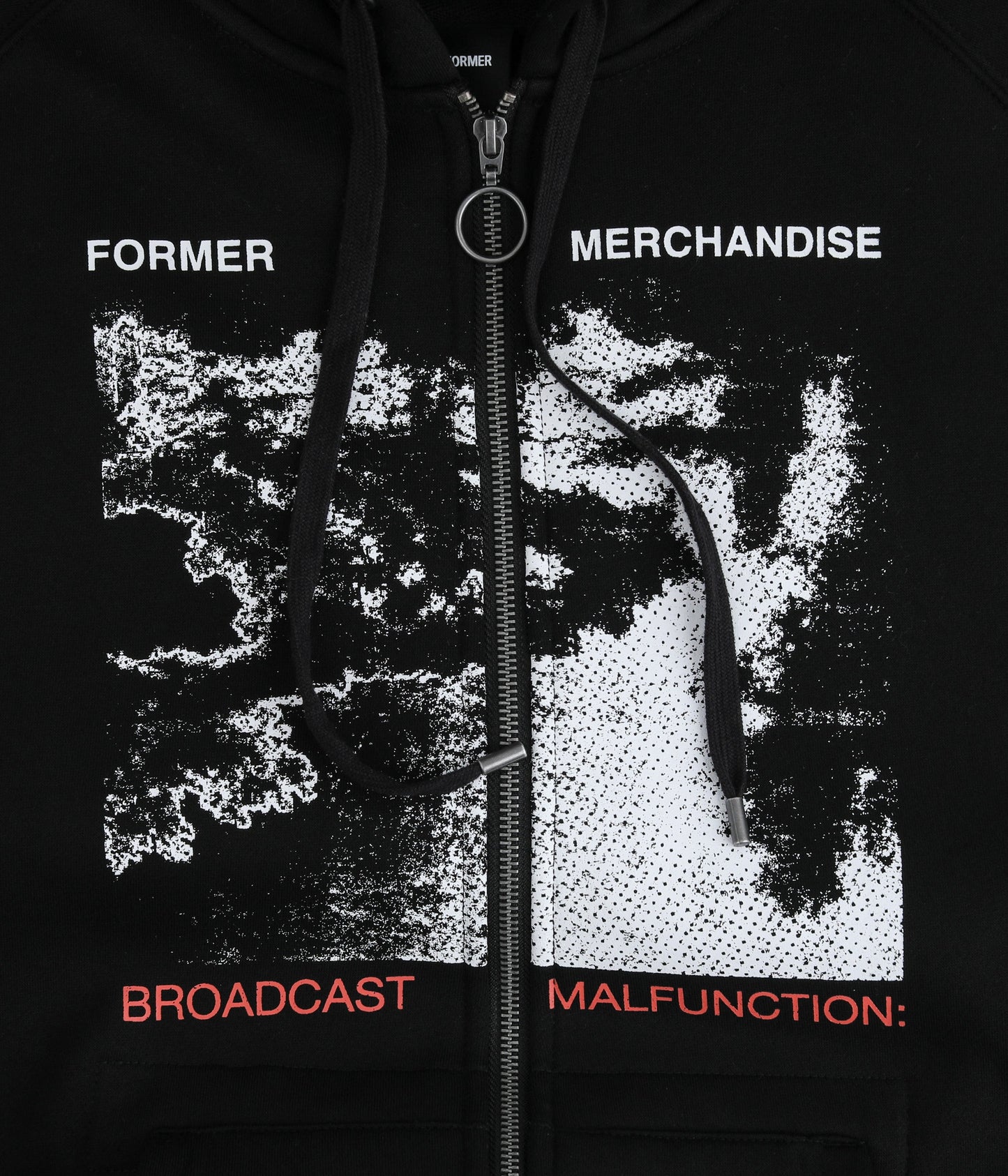 TANTRUM ZIP HOOD // BLACK