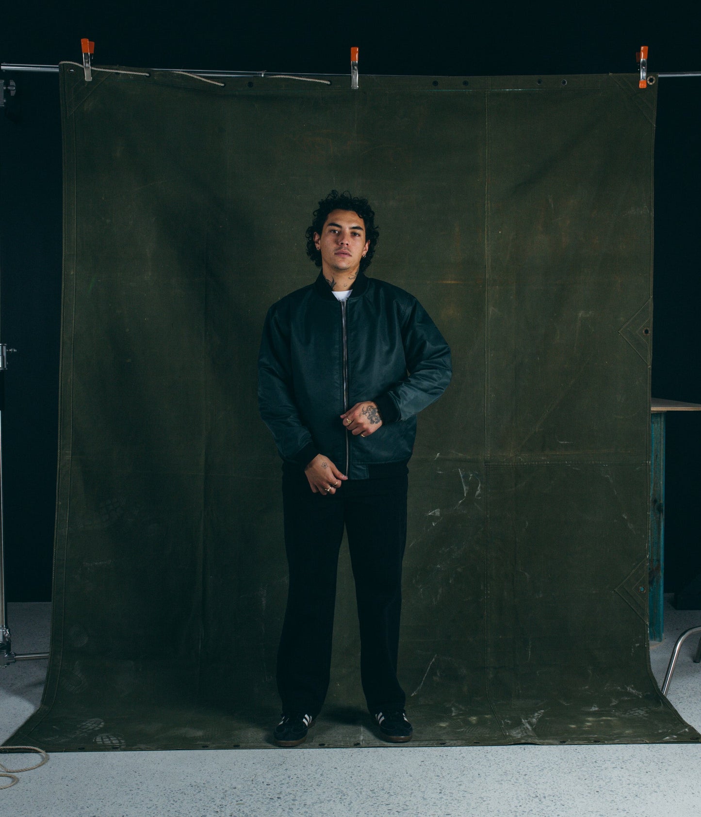 VARSITY AG JACKET // FOREST